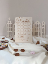 GEPERSONALISEERDE HOUTEN AFTELKALENDER | SINTERKLAAS