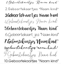 HOUTEN OMSLAG | KIES LETTERTYPE