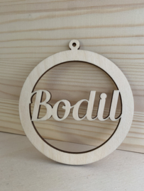 GEPERSONALISEERDE HOUTEN KERSTHANGER | "BODIL"