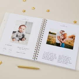 My Baby Book Pearl | Blush and Gold