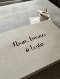 HOUTEN SPEELBAK KLEIN | GEPERSONALISEERD