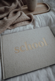Linnen Invulboek | School