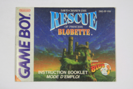 Rescue Of Princess Blobette (Manual)
