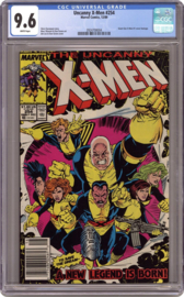 Uncanny X-Men #254 CGC (1989) NM+ (9.6) [Newsstand]