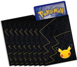 Pokémon Celebrations 65 Black Card Sleeves