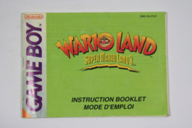 Wario Land Super Mario Land 3 (Manual)