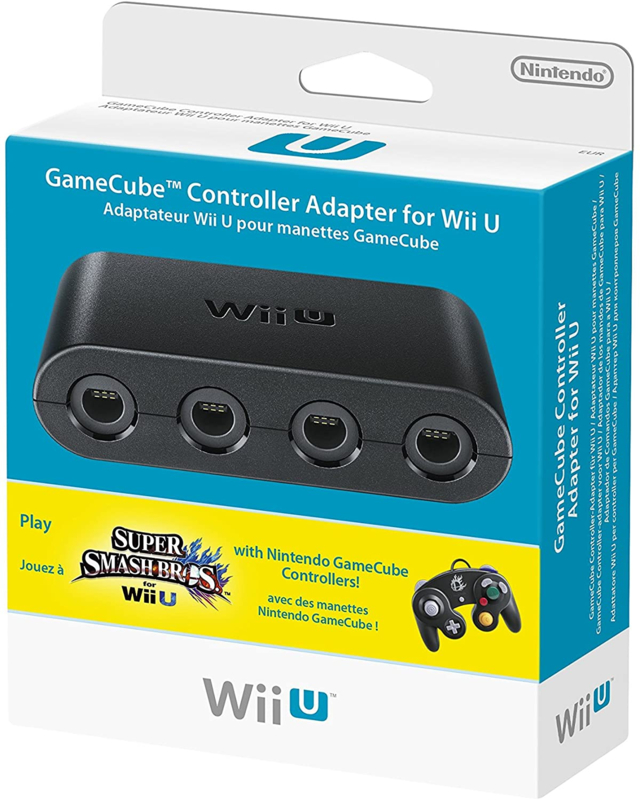 Gamecube Controller Adapter For Wii U (NEW)