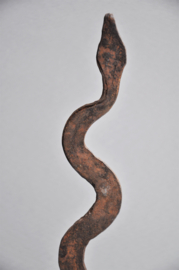 Metal snake, LOBI, Burkina Faso, ca 1960