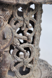 Old authentic bronze hand altar, IBO, Nigeria, ca 1960