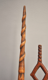 TOP! Lot of three tribal spoons from Ethiopia, early 20th century