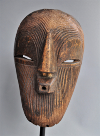 TOP! Kikashi initiation mask, Eastern Luba, DR Congo, ca 1900