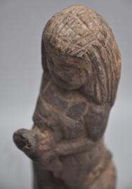 Rare maternity statue from the Terai region, Nepal, ca. 1960