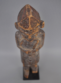 Old wooden tribal statue of a shaman, Nepal, mid 20th century