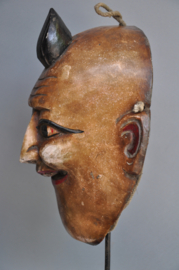 Vrolijk festival masker, Nepal, laat 20e eeuw