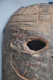 Zéér oud gebruikt dans masker, Nepal, ca 1920