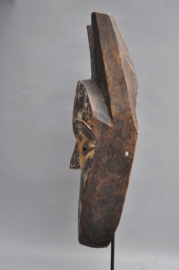 Fairly large face mask with horns, VUVI, Gabon, late 20th century