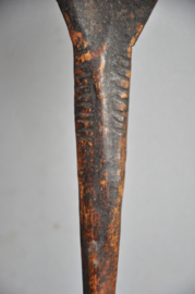 TOP!! Bone dagger of the cassowary bird, Asmat, PNG, ca 1800!!