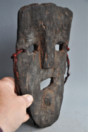 Old plank dance mask from the West of Nepal, 1920 - 1930