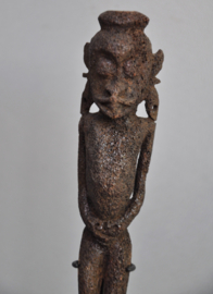 Refined carved fish bone figurine, DAYAK, Kalimantan, 21st century