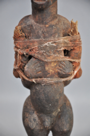 Very old tribally used altar statue, YAKA, DR Congo, 1930-40