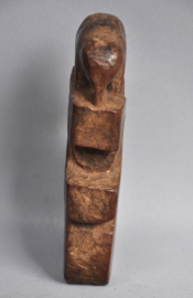 Older ghurra, churning stick conductor with elephant, Nepal, ca 1950