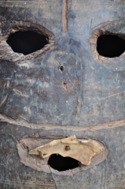 Very old used dance mask, Nepal, ca 1920