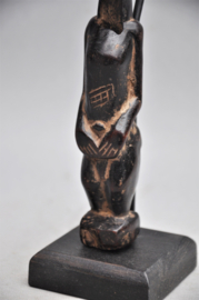 Old  drum beater, BAULE, Ivory Coast, 1940-50