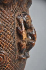 Decoratieve rituele beker van de KUBA, DR Congo, 1950-60