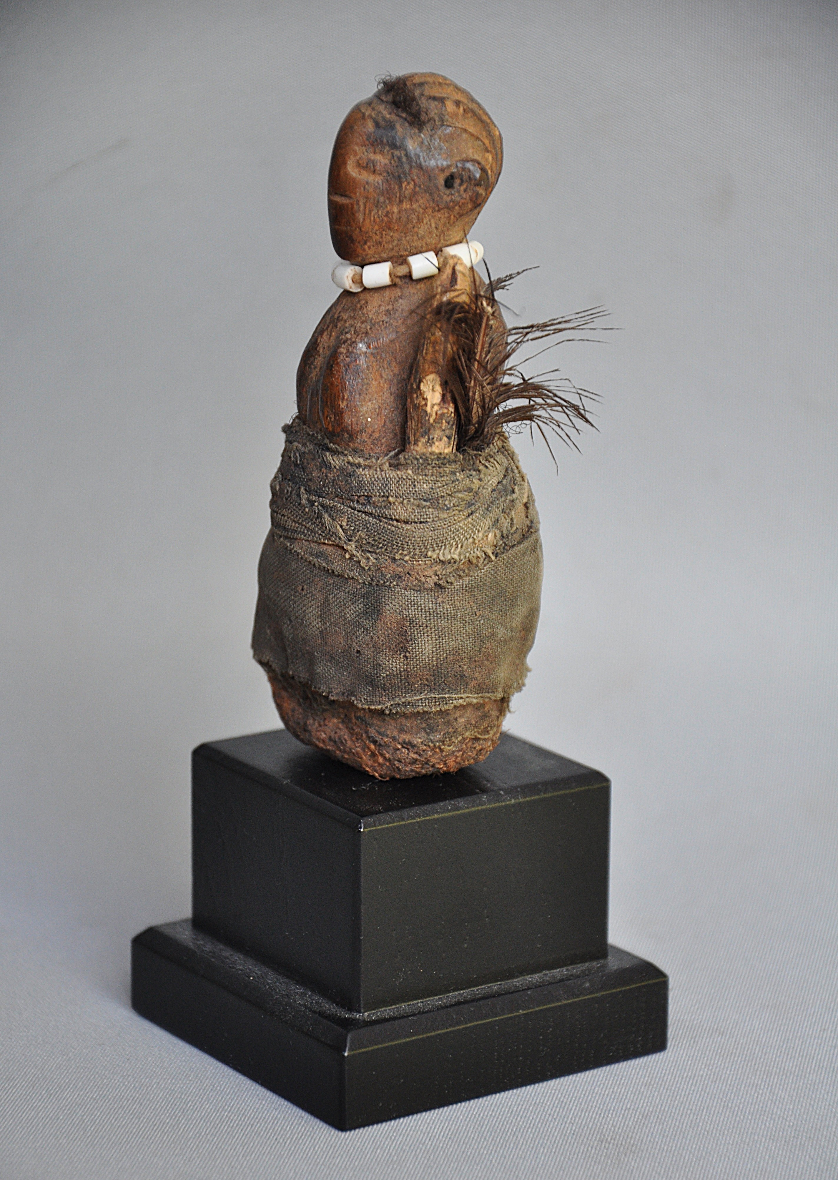 Oud authentiek fetish beeldje, KUSU, DR Congo, 1920-1940