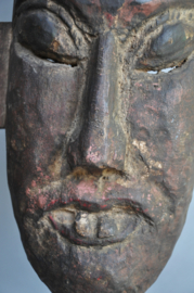 Beautifully carved face mask, Nepal, 2nd half of the 20th century