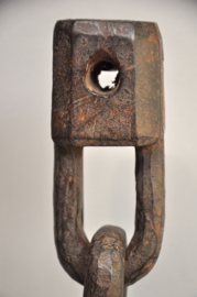Special ghurra, churning stick conductor, Nepal, ca 1950