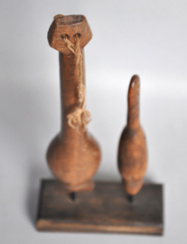 Lot van twee oude jachtfluitjes, MOSSI, BWA, Burkina Faso, 1940-60