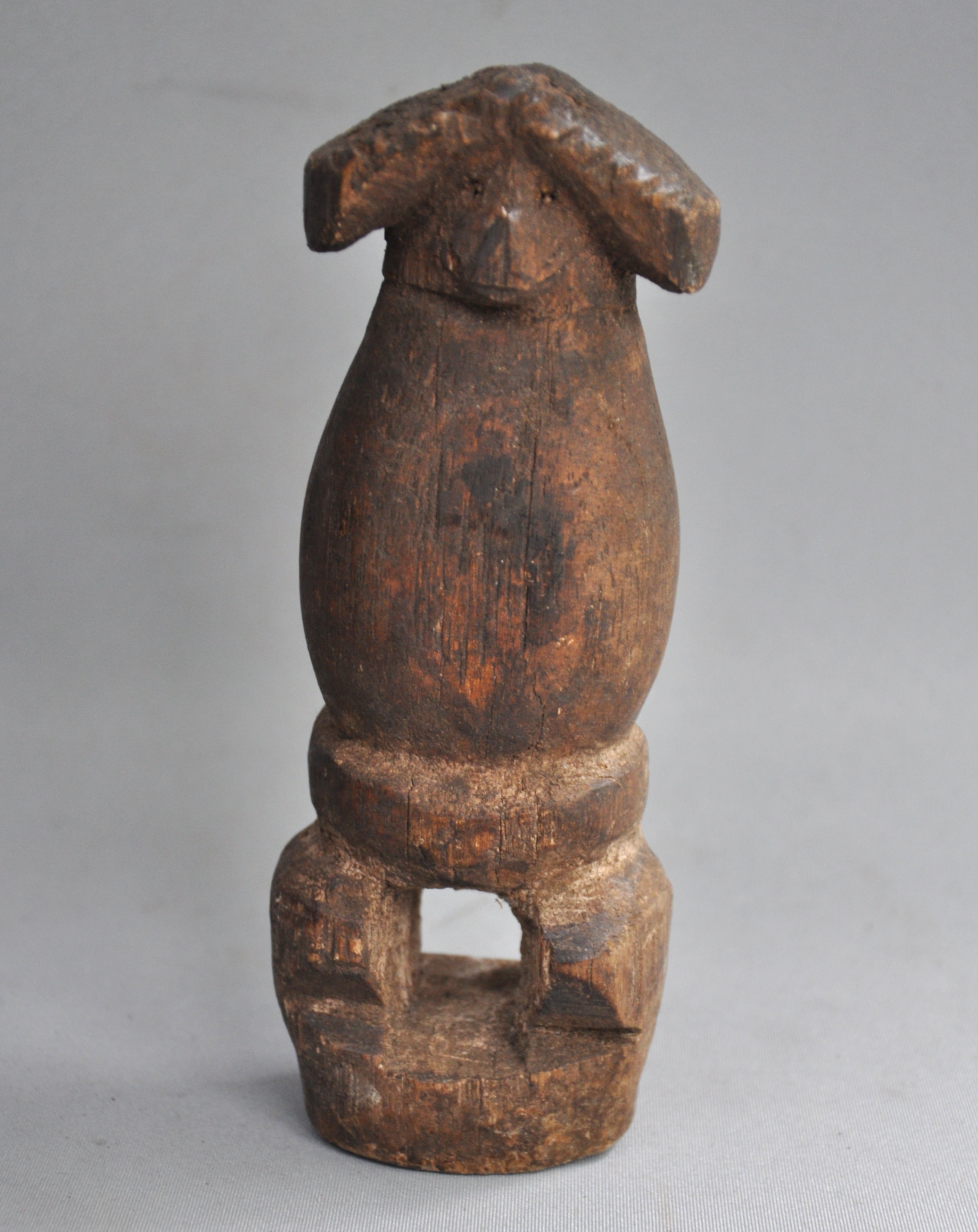 Authentiek Losso Houten Beeldje uit Togo – Afrikaanse Tribale Kunst, ca 1950