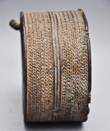 Zéér oude tribale bronzen armband vd GHAN, Burkina Faso, 1e helft 20e eeuw