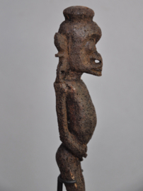 Refined carved fish bone figurine, DAYAK, Kalimantan, 21st century