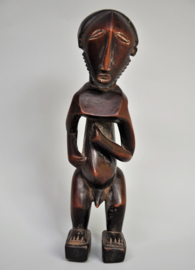 Splendidly styled statue, BASIKASINGO tribe, D.R. Congo, approx. 1980