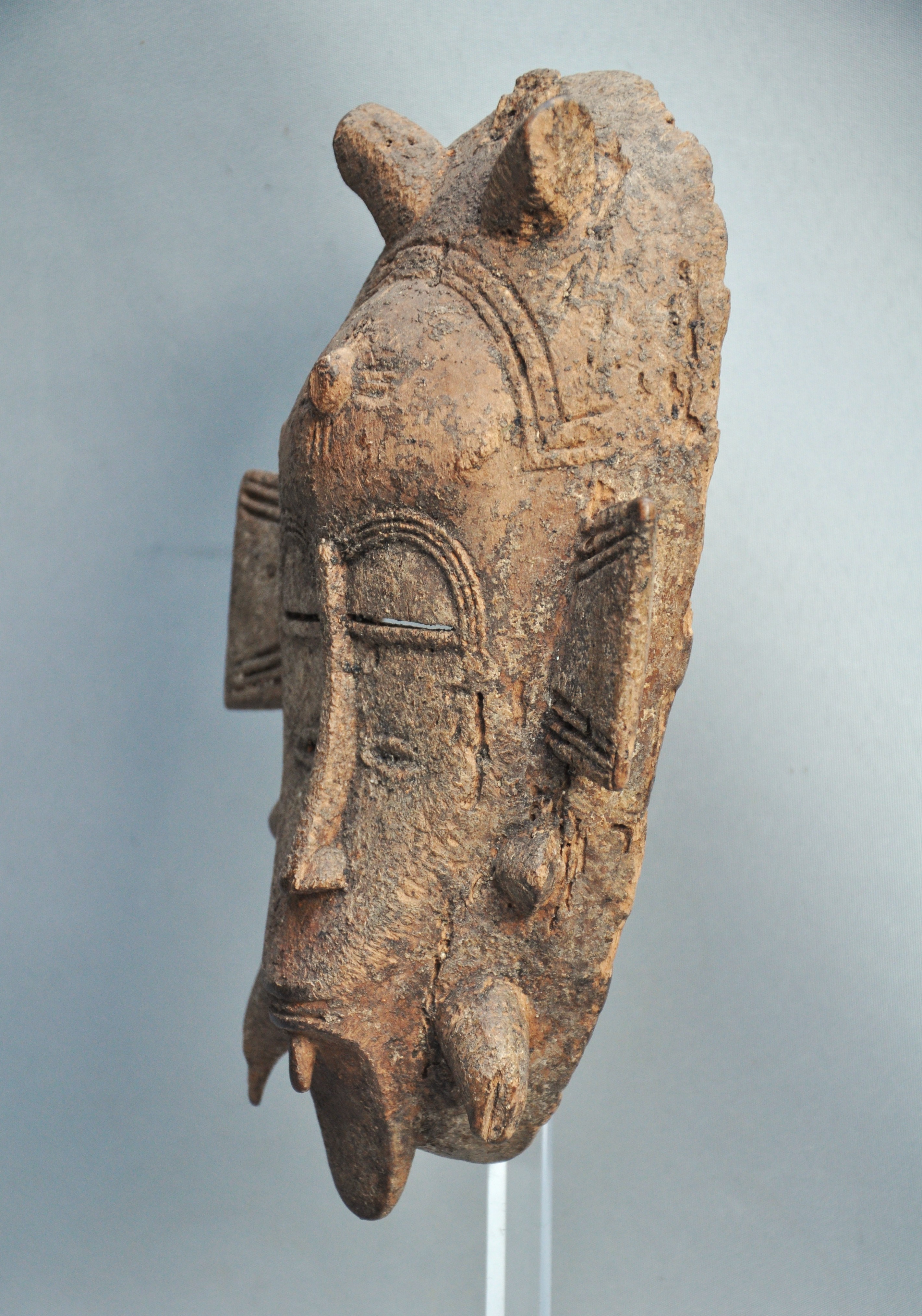 Verfijnd Kpelie masker van de Senoufo uit de Ivoorkust, 1960-70
