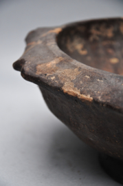 Large old tribally used wooden bowl, IFUGAO, Luzon, 1st half 20th century