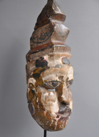 Zeldzaam Antiek Kolam-masker – Sri Lanka – ca. 1900-1920