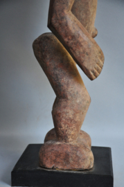 Large heavy female statue of the Montol/Afo from Nigeria, ca 1970
