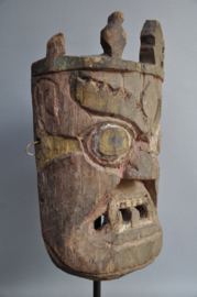 Older tribal Sherpa, Buddhist mask, Northern Nepal, mid 20th century
