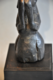 Ancient tribal Hemba, Kabeje Janus statue, DR Congo, 1920-40