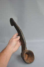 Very old carved yak butter spoon, Nepal, early 20th century