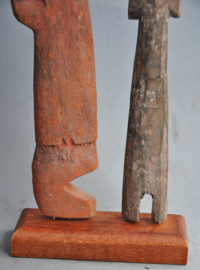 Set of 2 ADAN EWE altar figurines, Ghana, 2nd half 20th century