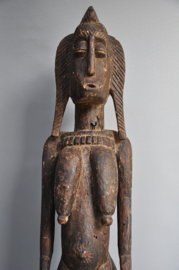 Vrouwelijk Baule voorouderbeeld -  Ivoorkust - ca 1970