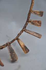 Necklace with animal bone parts v.e. karbau, Ifugao, late 20th century