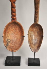 TOP! Lot of three tribal spoons from Ethiopia, early 20th century