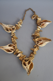 Necklace of half shells and shell parts, Nepal, 21st century