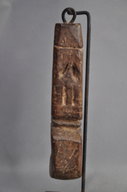 Authentic, old ghurra, churn stick holder, ritual utensil