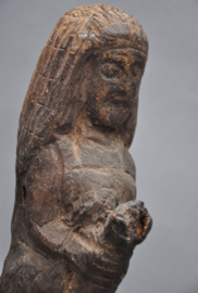 Rare maternity statue from the Terai region, Nepal, ca. 1960